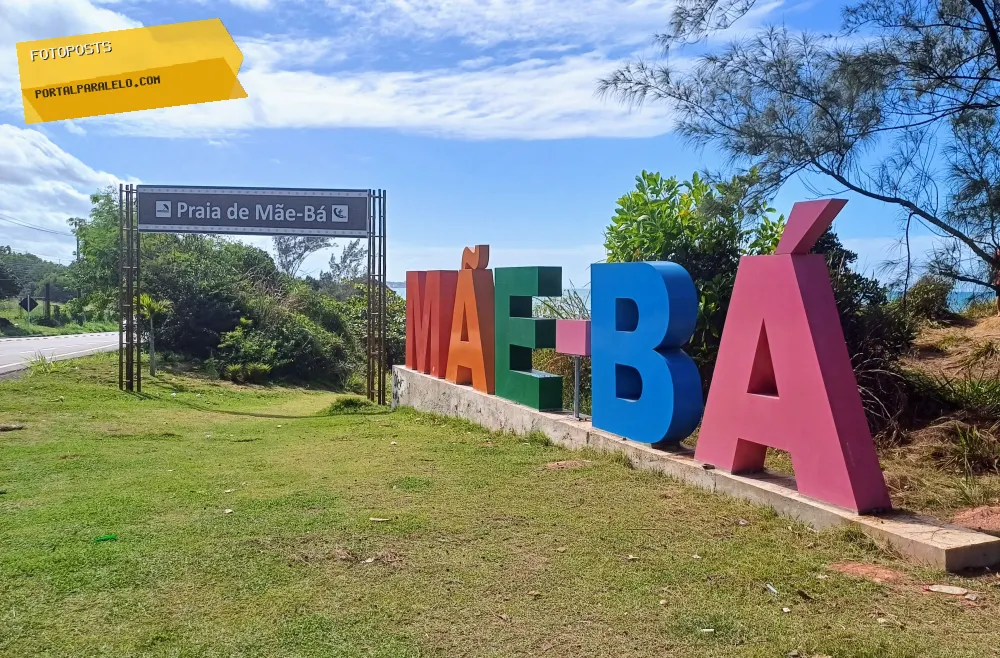 Letreiro Turístico de Mãe-Bá